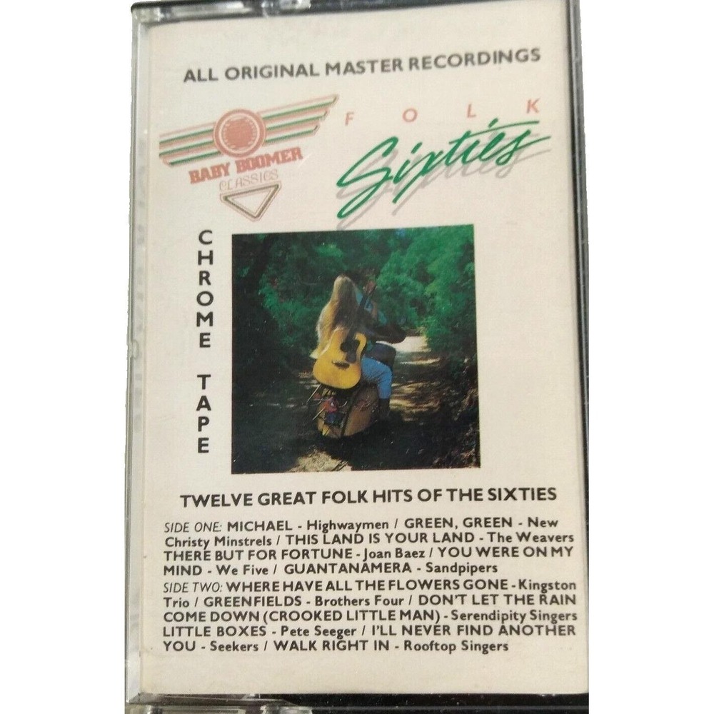 Folk Sixties‎ by Various Artists JCI Associated Labels Cassette 1985